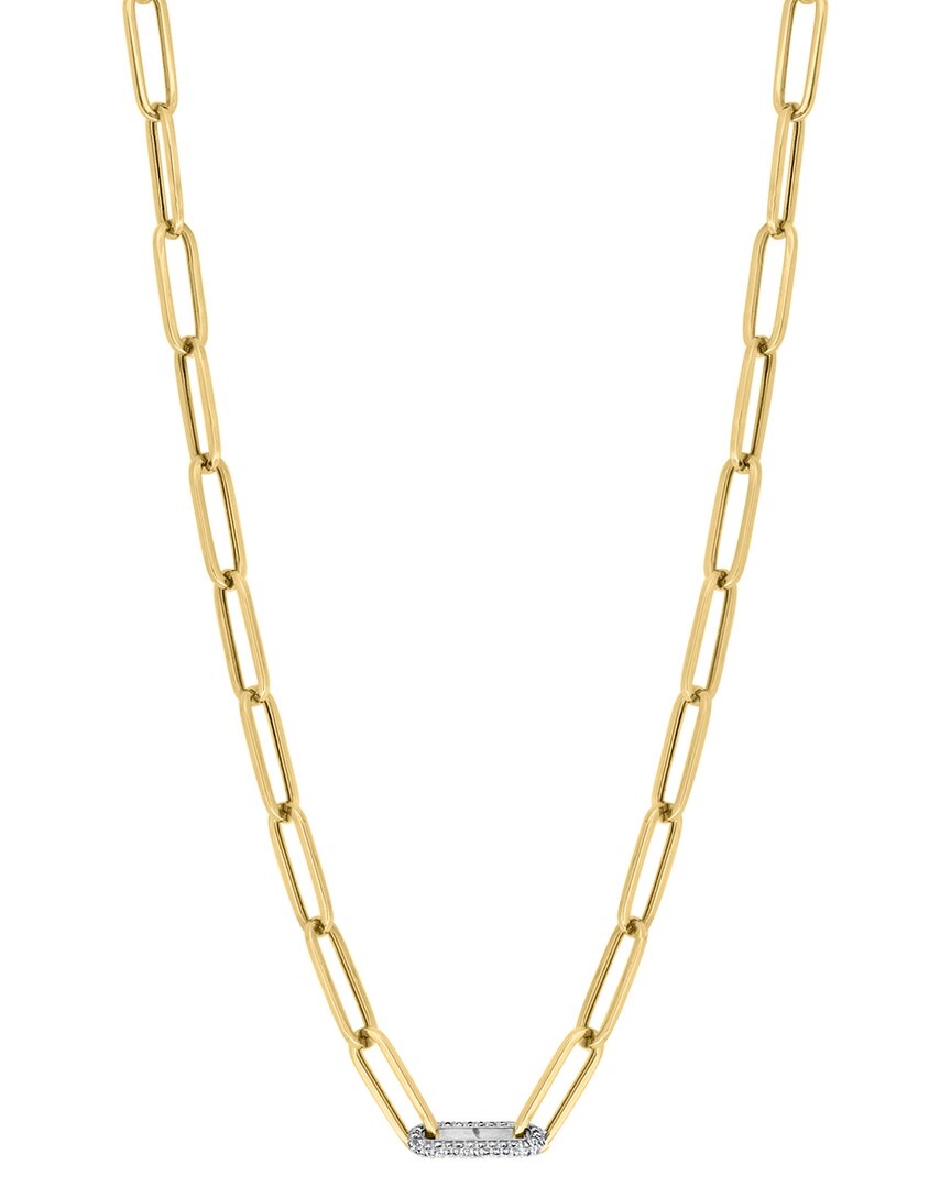 Effy Fine Jewelry 14k 0.49 Ct. Tw. Diamond Necklace In Gold