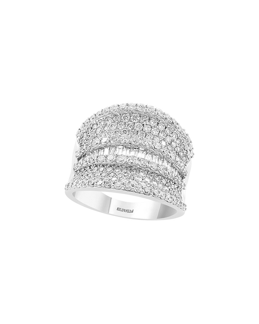 Effy Fine Jewelry 14k 2.38 Ct. Tw. Diamond Ring In Metallic
