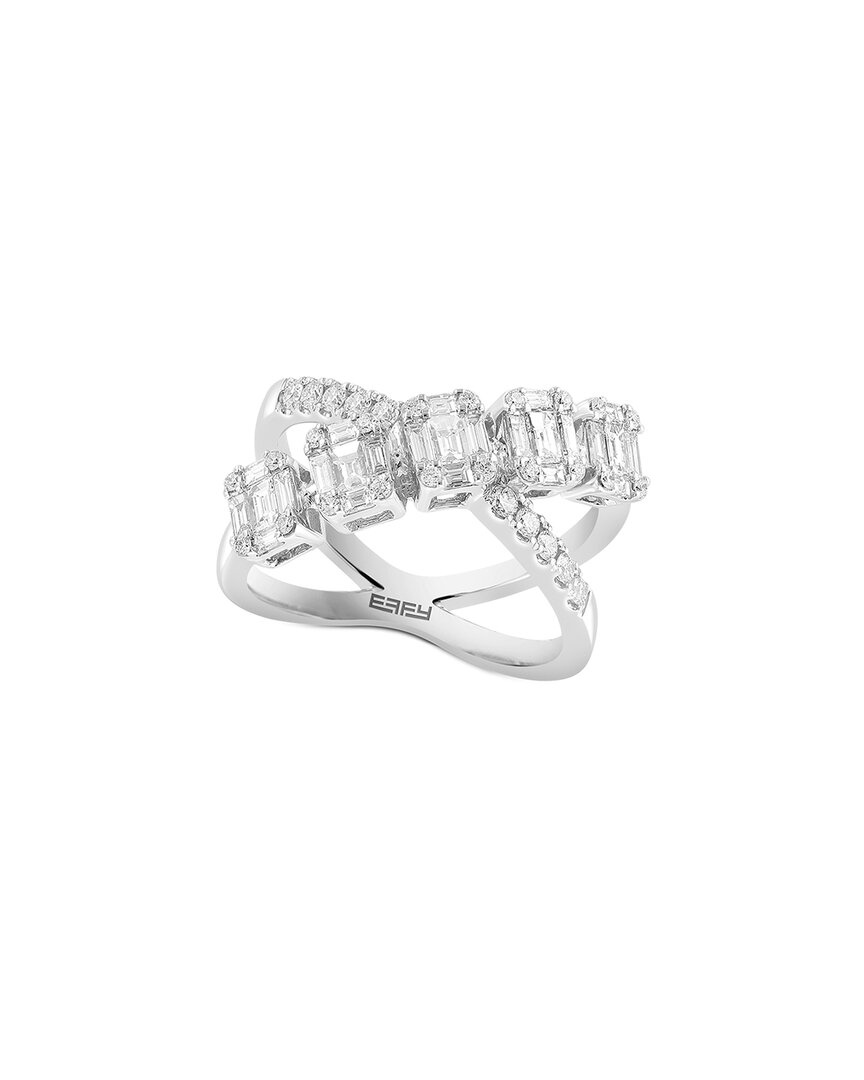 Effy Fine Jewelry 14k 1.15 Ct. Tw. Diamond Ring In Metallic