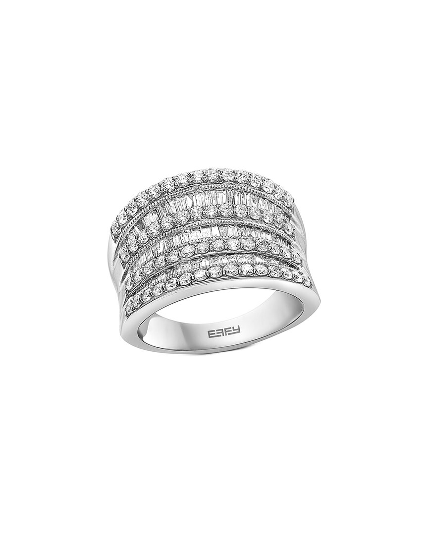 Effy Fine Jewelry 14k 1.46 Ct. Tw. Diamond Ring In Metallic
