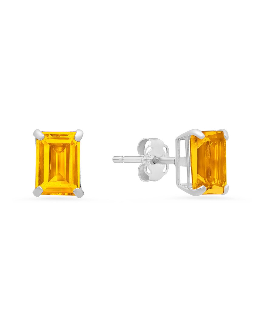 Maxcolor 14k 1.50 Ct. Tw. Citrine Studs