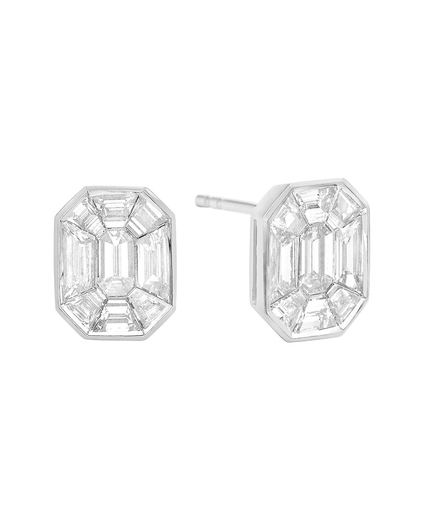 Forever Creations Usa Inc. Forever Creations 14k 0.86 Ct. Tw. Diamond Illusion Earrings