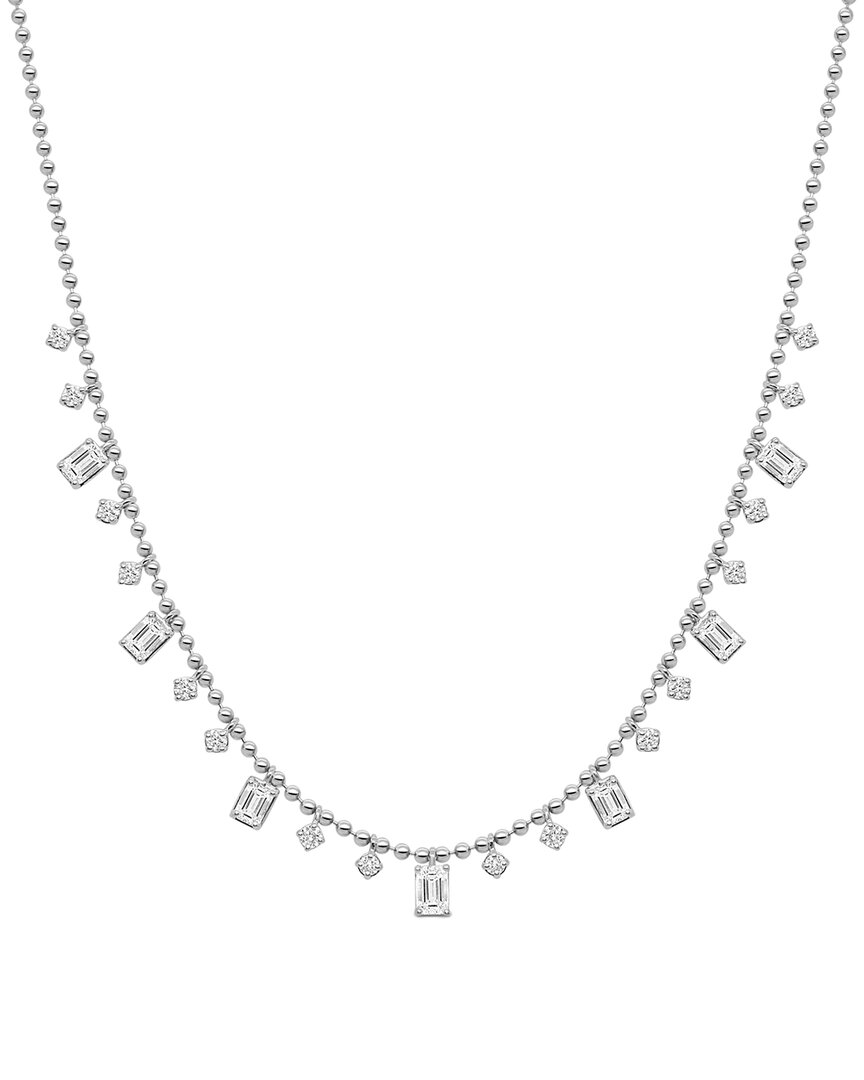 Sabrina Designs 14k 1.33 Ct. Tw. Diamond  Necklace In Silver