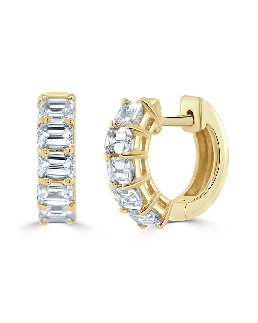 Sabrina Designs 14k 1.50 Ct. Tw. Diamond Huggie Earrings In Gold