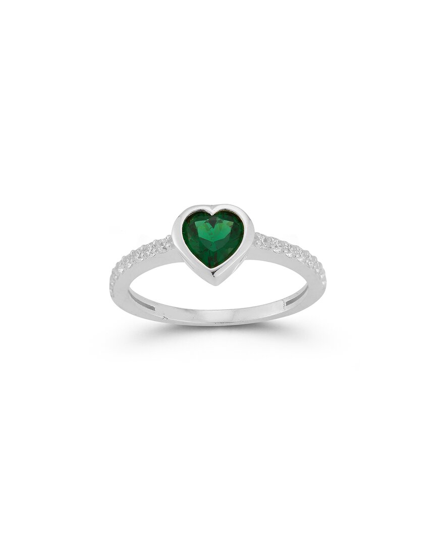 Sphera Milano Silver Cz Heart Ring