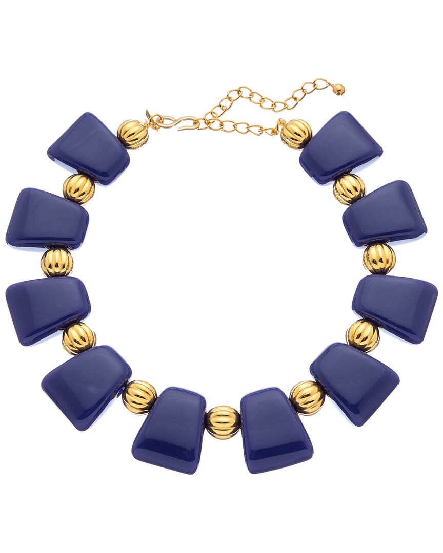 Kenneth Jay Lane 22k Plated Necklace In Gold