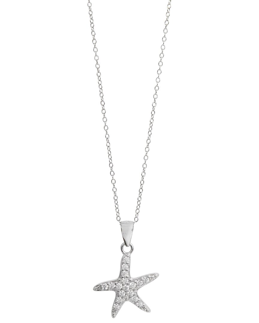 Savvy Cie Silver Starfish Necklace