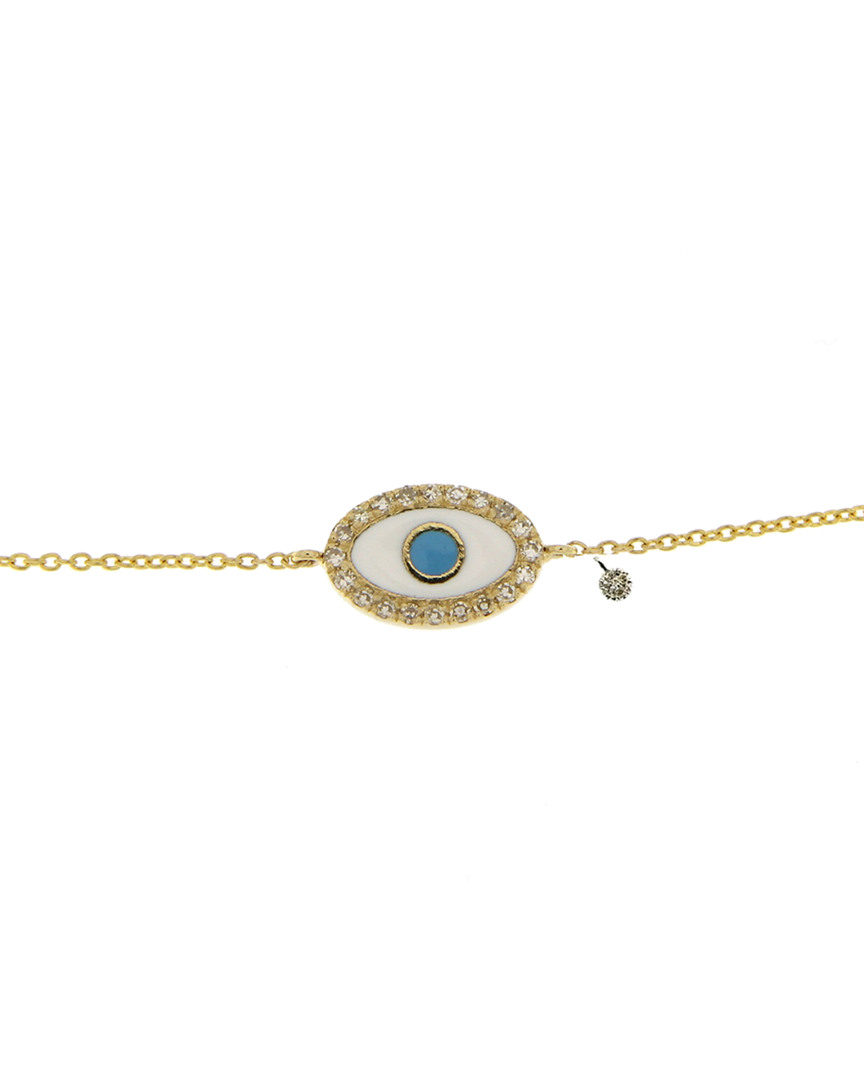 Meira T 14k 0.11 Ct. Tw. Diamond Bracelet