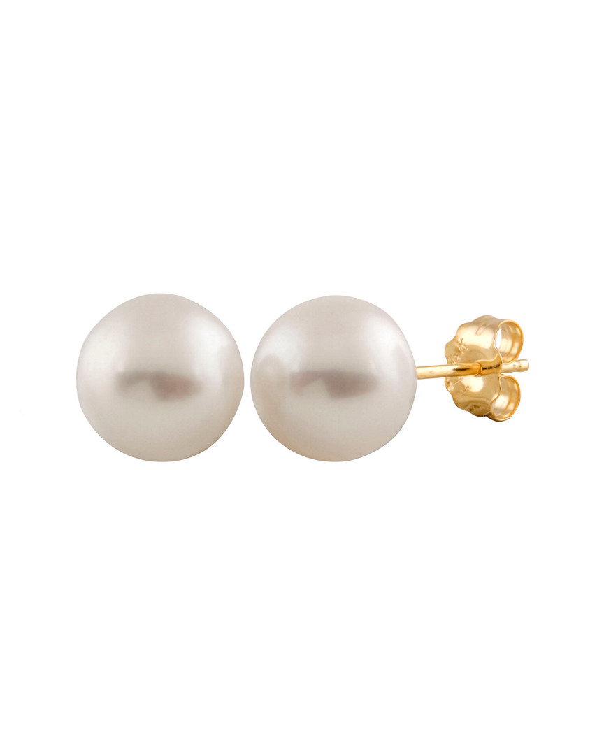 Splendid Pearls 14k 7-7.5mm Akoya Pearl Studs