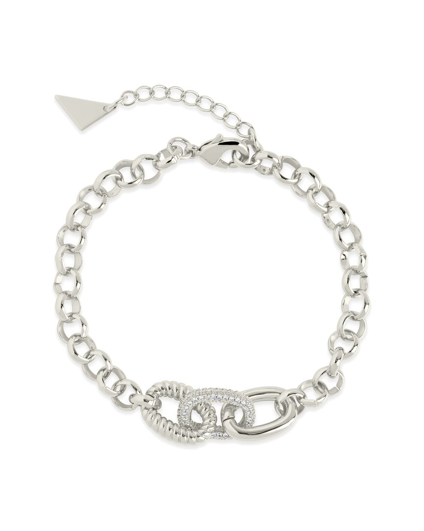 Shop Sterling Forever Cz Jaycee Chain Bracelet
