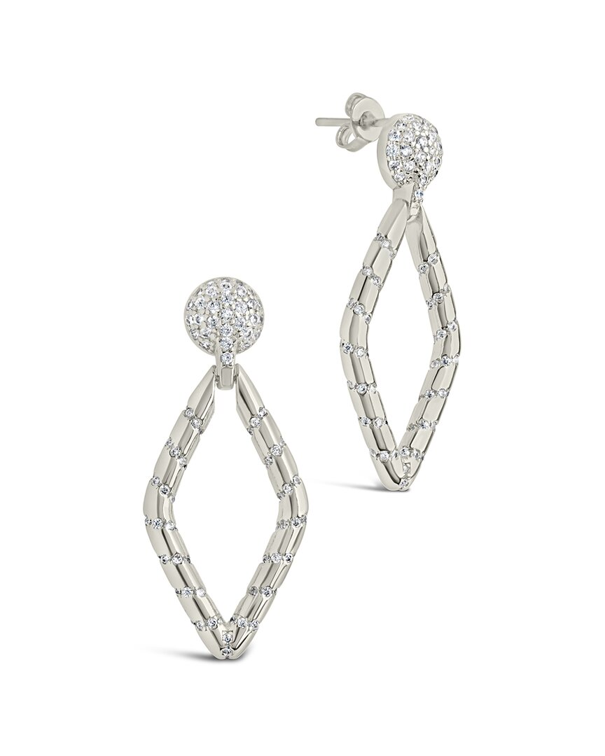 Shop Sterling Forever Cz Gisele Drop Studs