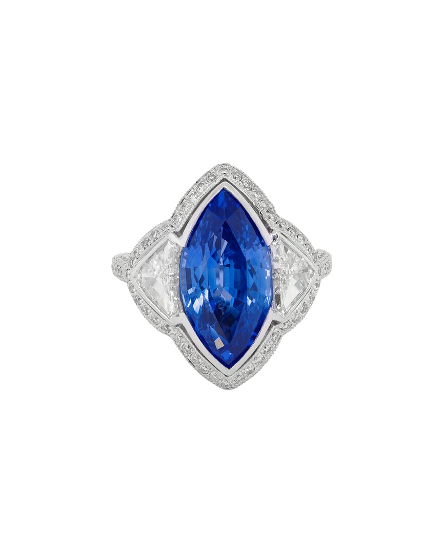 Diana M. Fine Jewelry 18k 1.41 Ct. Tw. Diamond Half-set Ring