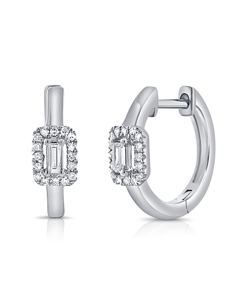 Sabrina Designs 14k 0.16 Ct. Tw. Diamond Huggie Earrings