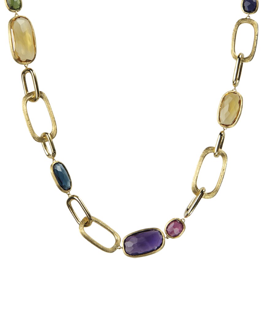 Marco Bicego Murano Gold Gemstone Necklace In Multi