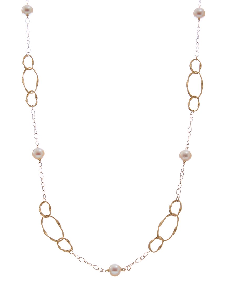 Marco Bicego Marrakech Onde Gold Long Necklace In Multi