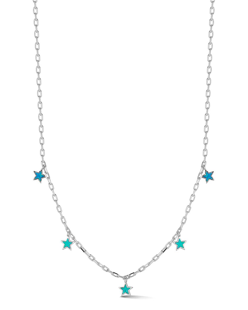 Sphera Milano Silver Star Charm Necklace