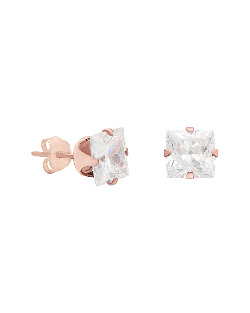 Savvy Cie 18k Rose Gold Vermeil Studs