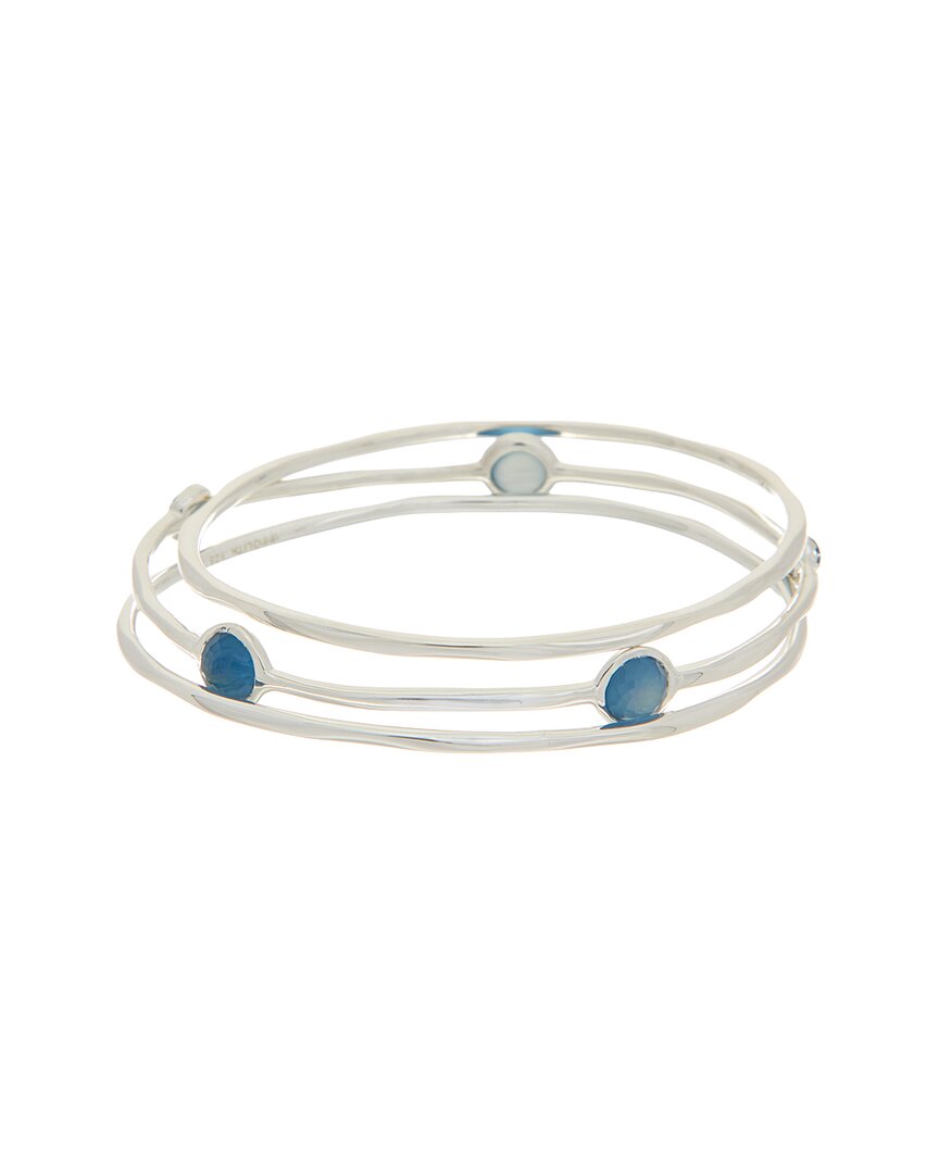 Ippolita Wonderland Silver Gemstone Bracelet In Metallic