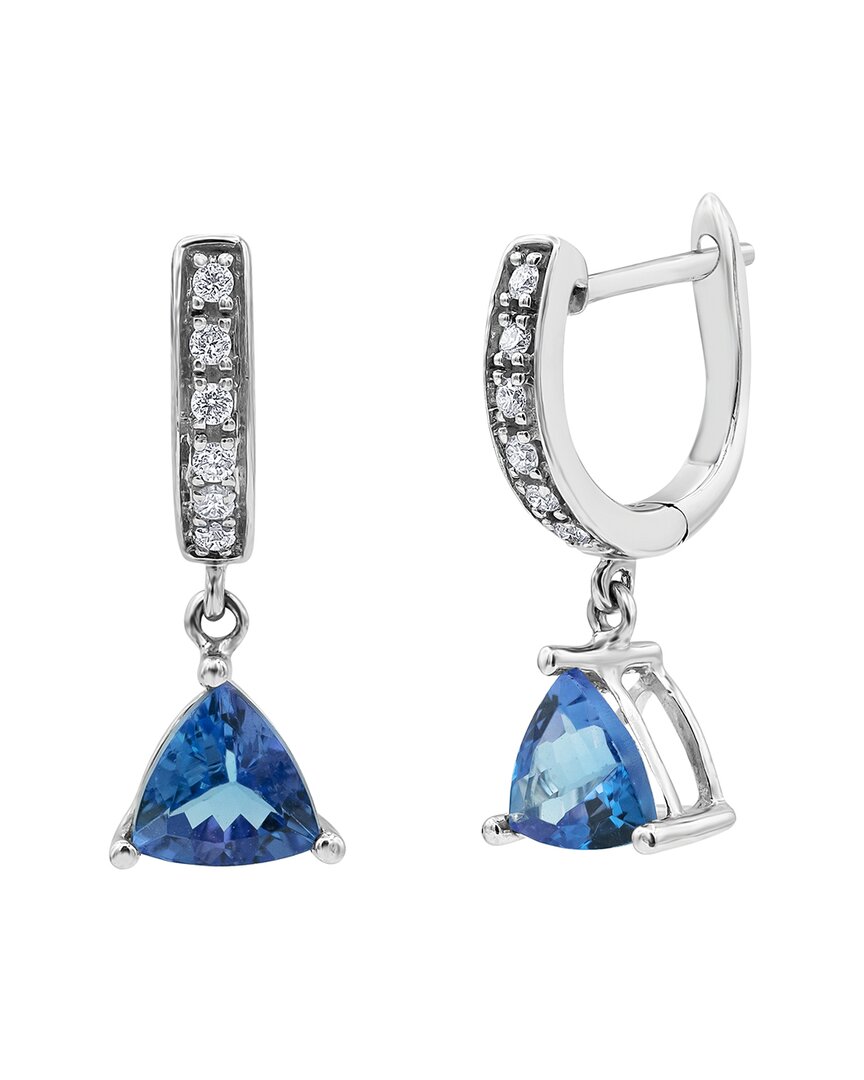 Diamond Select Cuts 14k 1.78 Ct. Tw. Diamond & Tanzanite Earrings