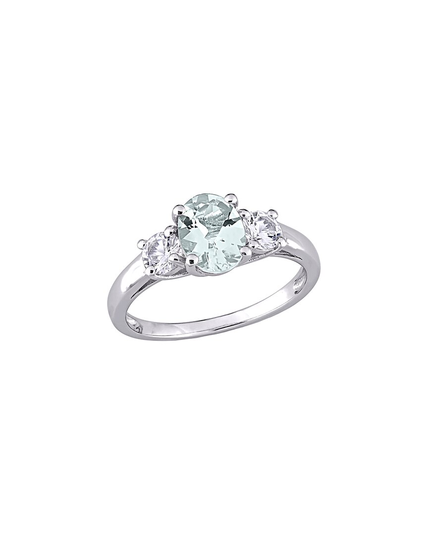 Rina Limor Silver 1.64 Ct. Tw. Gemstone 3-stone Ring