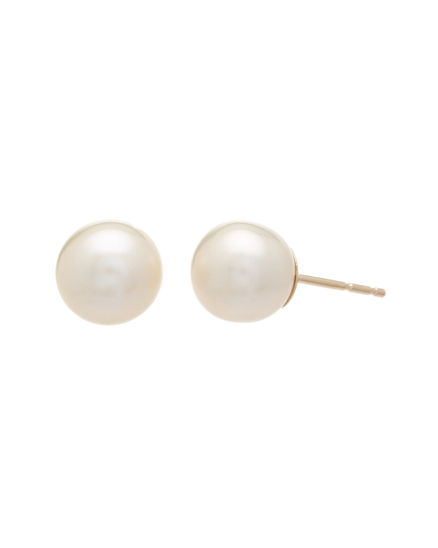 Pearls 14k 8-8.5mm Freshwater Pearl Studs In Multicolor