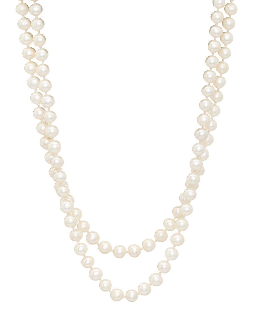 Pearls 14k 6-6.5mm Freshwater Pearl Multi-strand Necklace In Multicolor