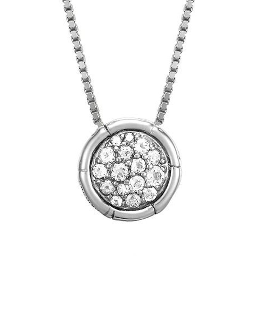 John Hardy Bamboo Silver Lava Pendant Necklace
