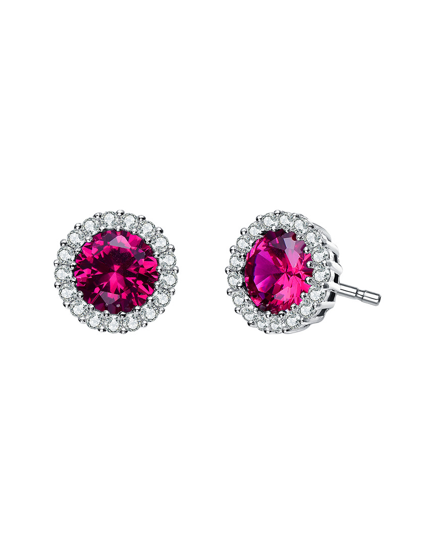 Genevive Silver Cz Studs