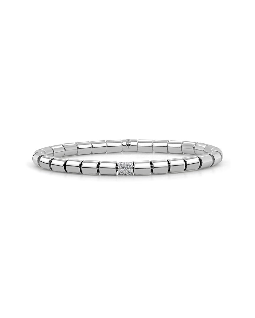 Shop Sabrina Designs 14k 0.35 Ct. Tw. Diamond Barrel Bead Stretch Bracelet