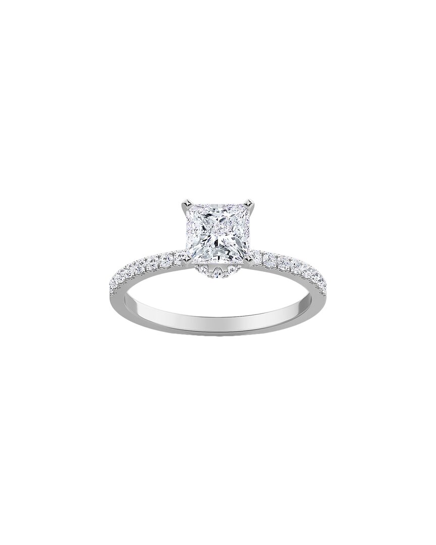 Diana M. Fine Jewelry 14k 1.25 Ct. Tw. Diamond Hidden Halo Half-eternity Ring In White