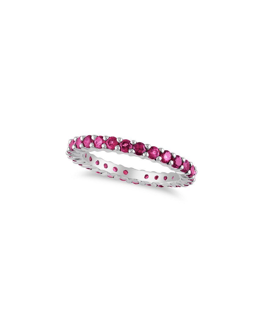 Diamond Select Cuts 14k 1.40 Ct. Tw. Rhodolite Eternity Ring