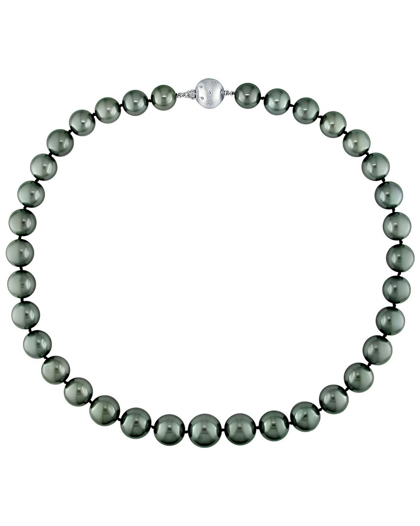 Shop Diamond Select Cuts 14k 10-13mm Pearl Necklace
