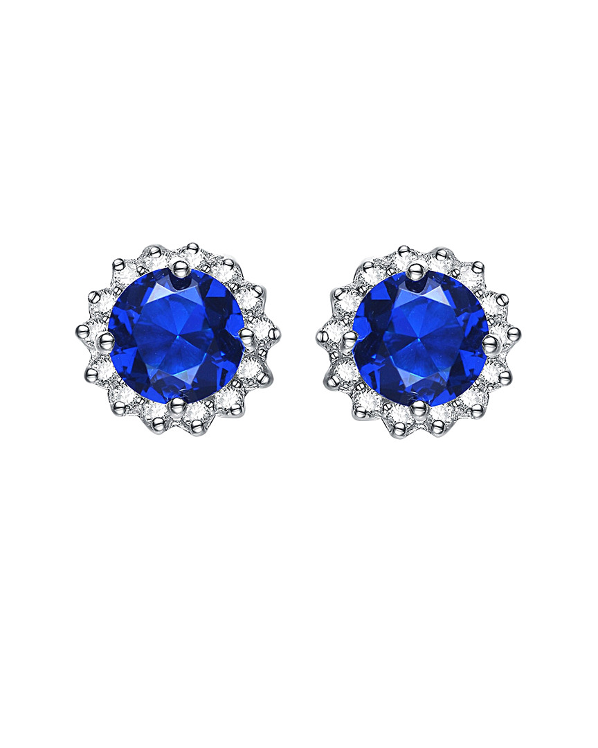 Genevive Silver Drop Earrings