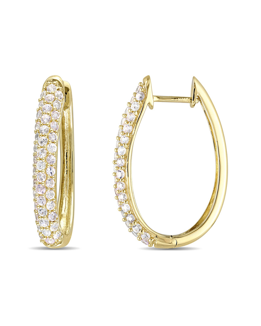 Rina Limor 10k 1.29 Ct. Tw. White Sapphire Clip-on Earrings