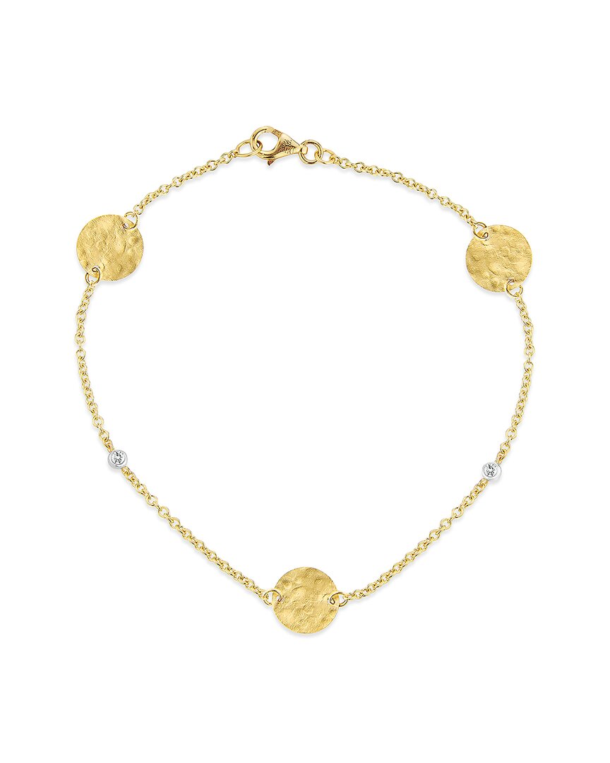 I. Reiss 14k Diamond Tennis Bracelet