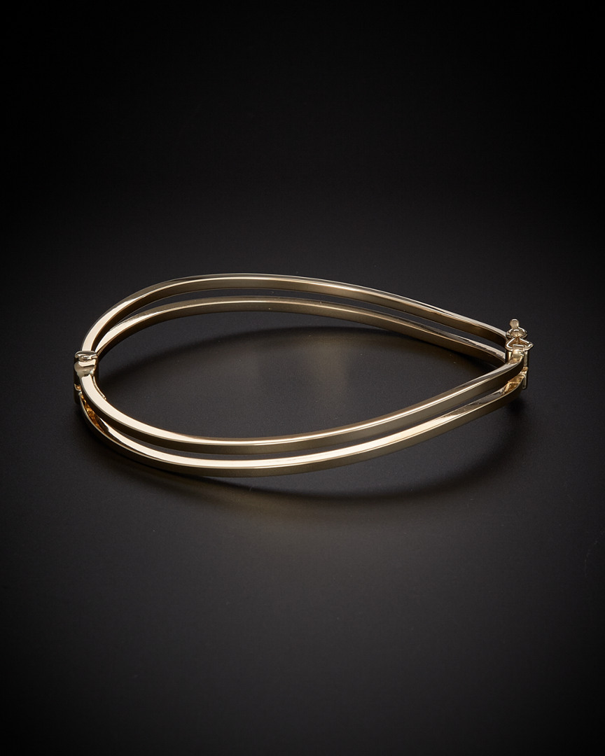 Italian Gold 14k  Wave Bracelet