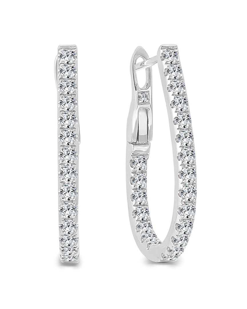 Sabrina Designs 14k 0.65 Ct. Tw. Diamond Inside Out Hoops