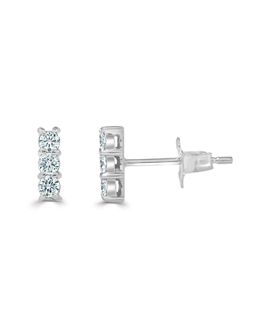 Sabrina Designs 14k 0.24 Ct. Tw. Diamond Bar Earrings