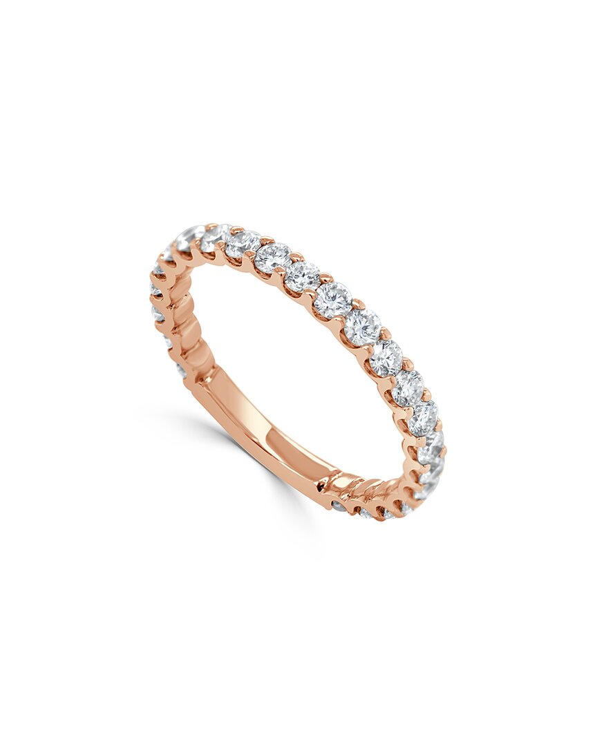 Sabrina Designs 14k Rose Gold 0.93 Ct. Tw. Diamond 3/4 Eternity Ring