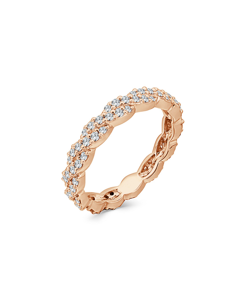 Sabrina Designs 14k Rose Gold 0.54 Ct. Tw. Diamond Twist Ring