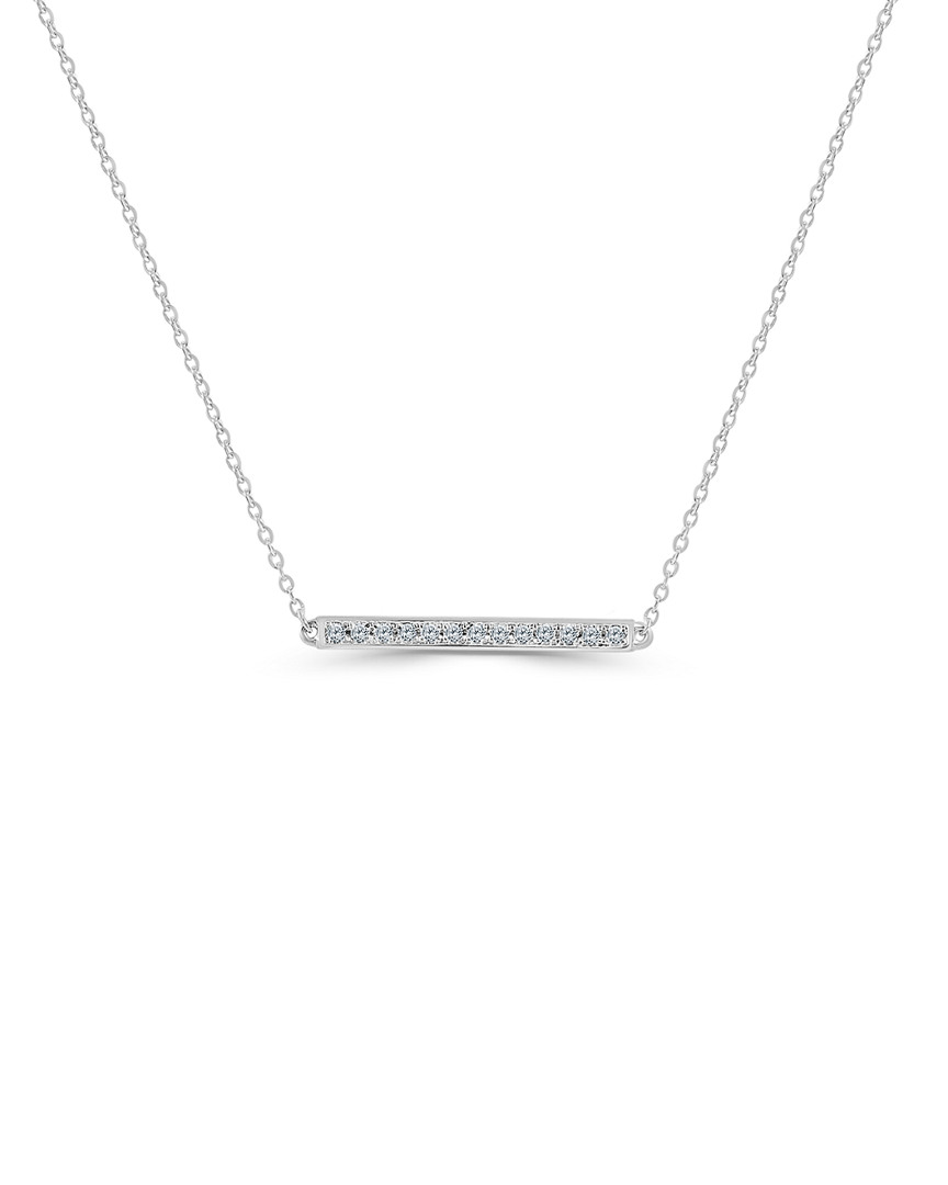 Sabrina Designs 14k 0.10 Ct. Tw. Diamond Bar Necklace