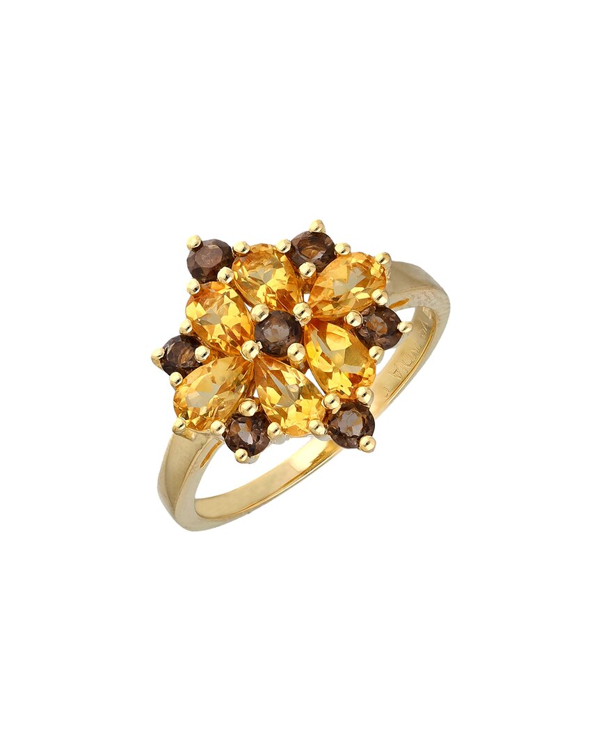 Tiramisu 14k Over Silver 2.45 Ct. Tw. Gemstone Ring