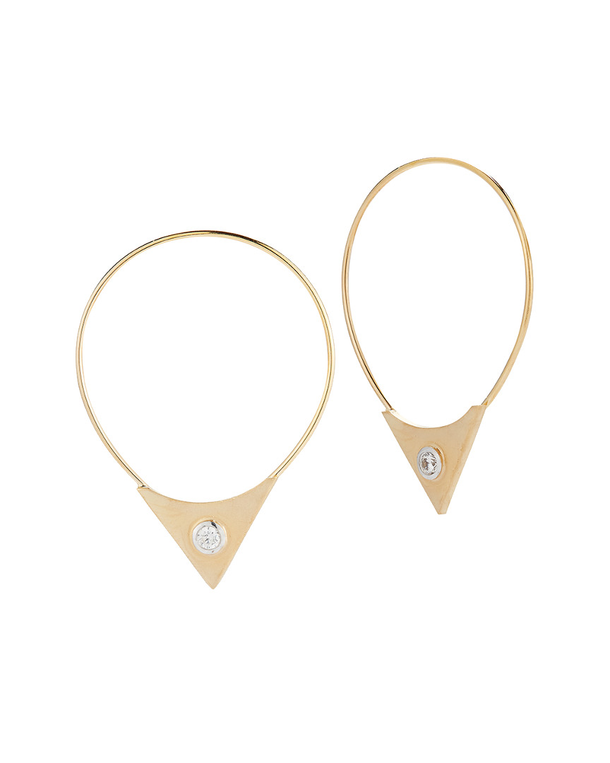 I. Reiss 14k 0.10 Ct. Tw. Diamond Earrings