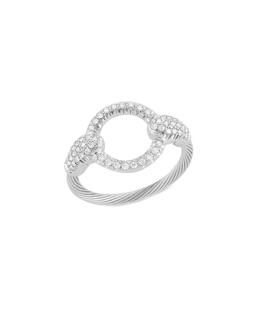 I. Reiss 14k 0.38 Ct. Tw. Diamond Wire Ring