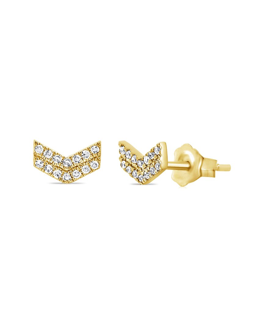 Sabrina Designs 14k 0.08 Ct. Tw. Diamond Studs In Gold