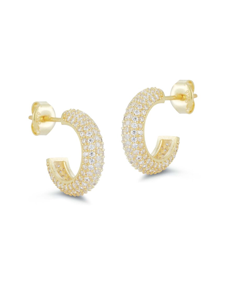 Glaze Jewelry 14k Over Silver Huggie Earrings