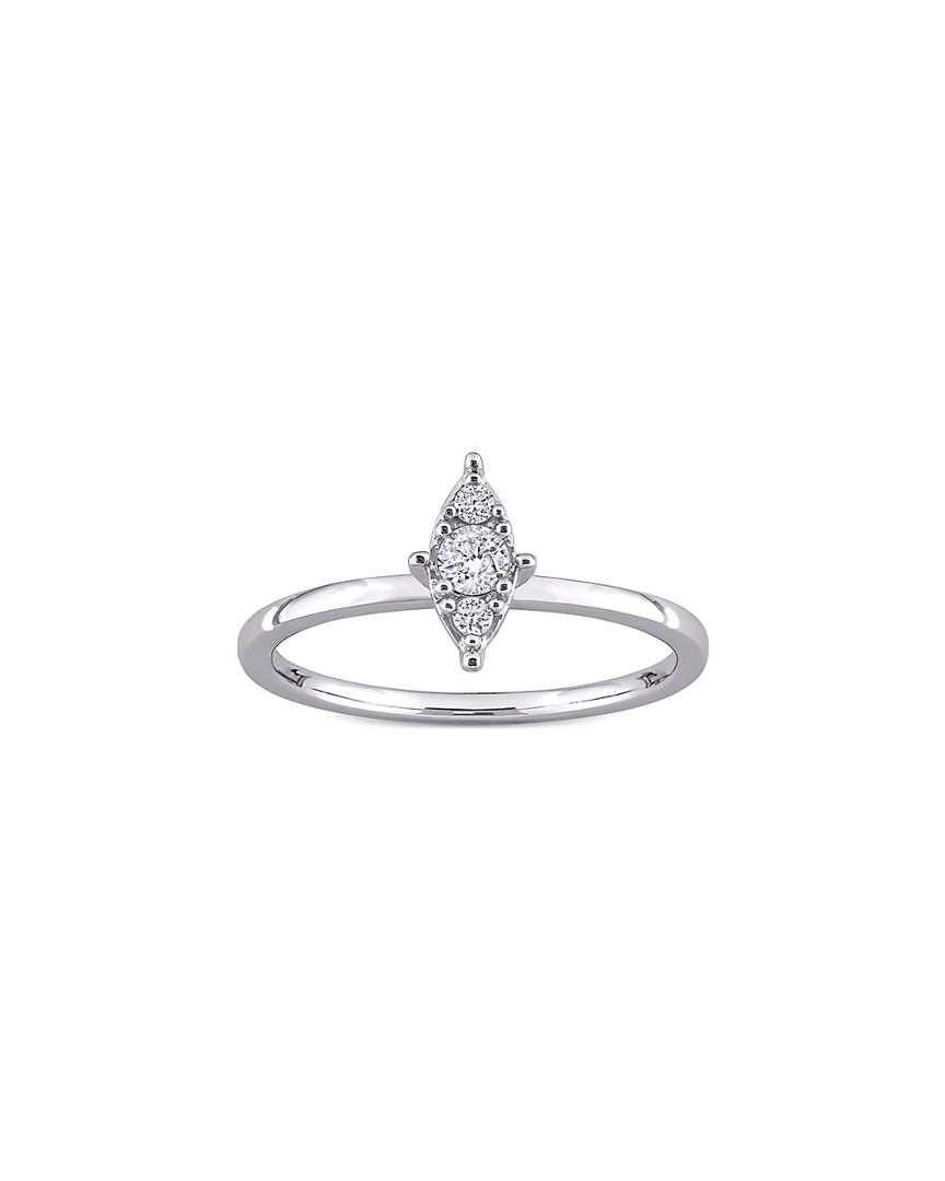 Rina Limor 10k 0.16 Ct. Tw. Diamond Promise Ring