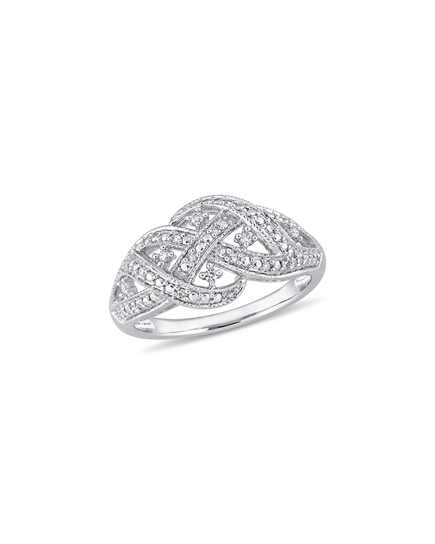 Rina Limor 10k 0.12 Ct. Tw. Diamond Ring