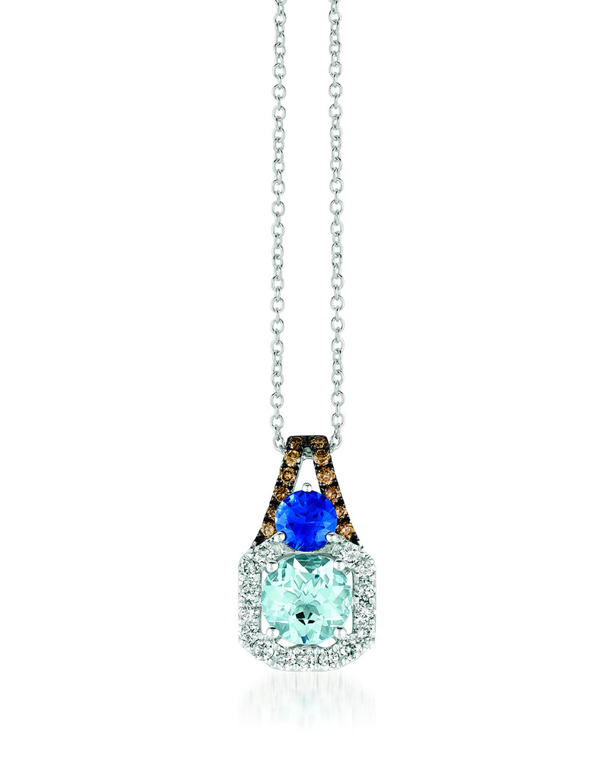Le Vian 14k Vanilla Gold 1.77 Ct. Tw. Diamond & Gemstone Pendant Necklace