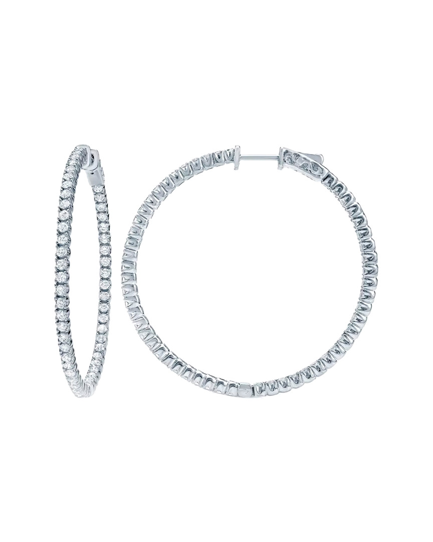 Diana M. Fine Jewelry 14K 1.85 ct. tw. Diamond Hoops